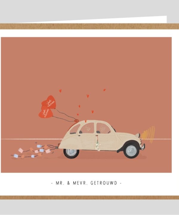 Wenskaart - Mr. en Mevr