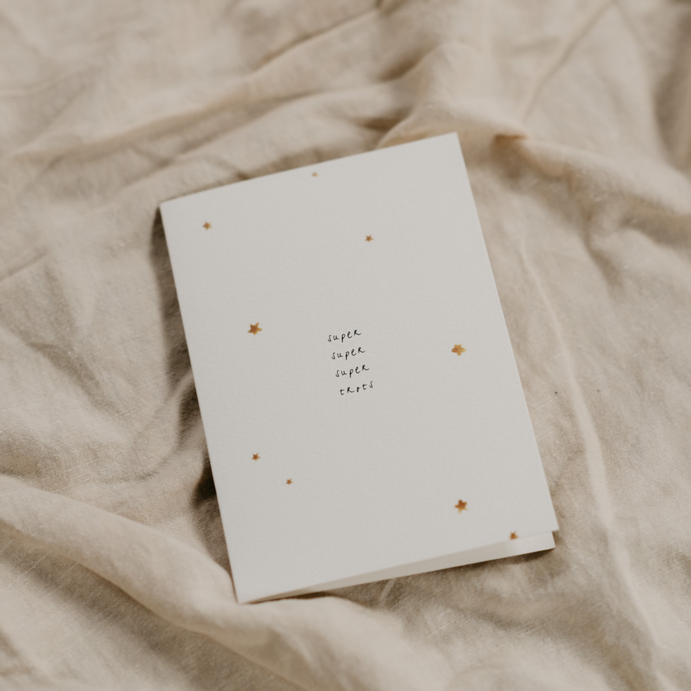 Wenskaart - Super super super trots