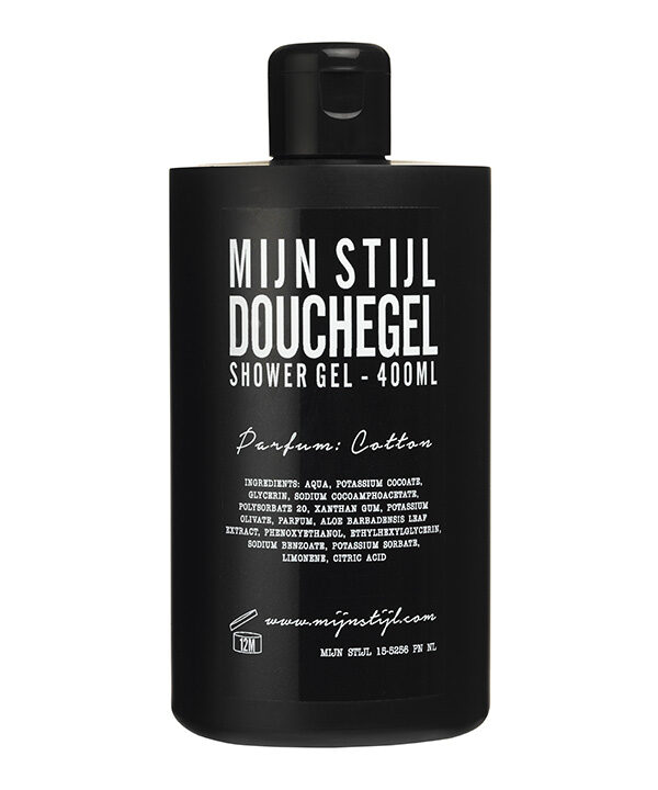 Douchegel Cotton 400 ML – zwarte fles