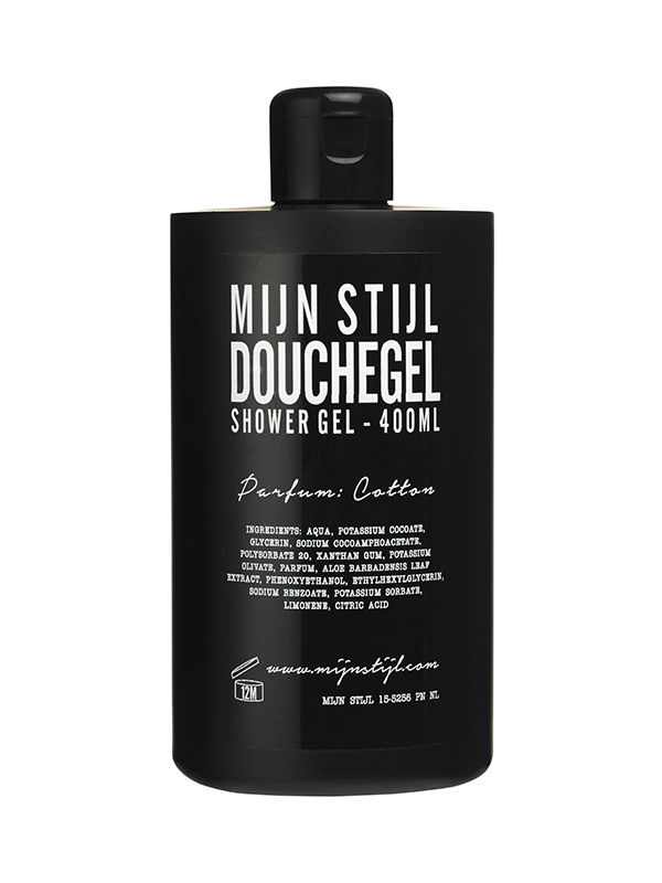 Douchegel Cotton 400 ML – zwarte fles