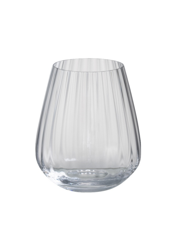 Drinkglas - strepen glas