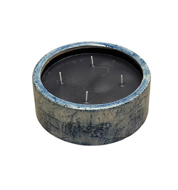 Binnenhuiskaars Mandy bowl - Leathery notes