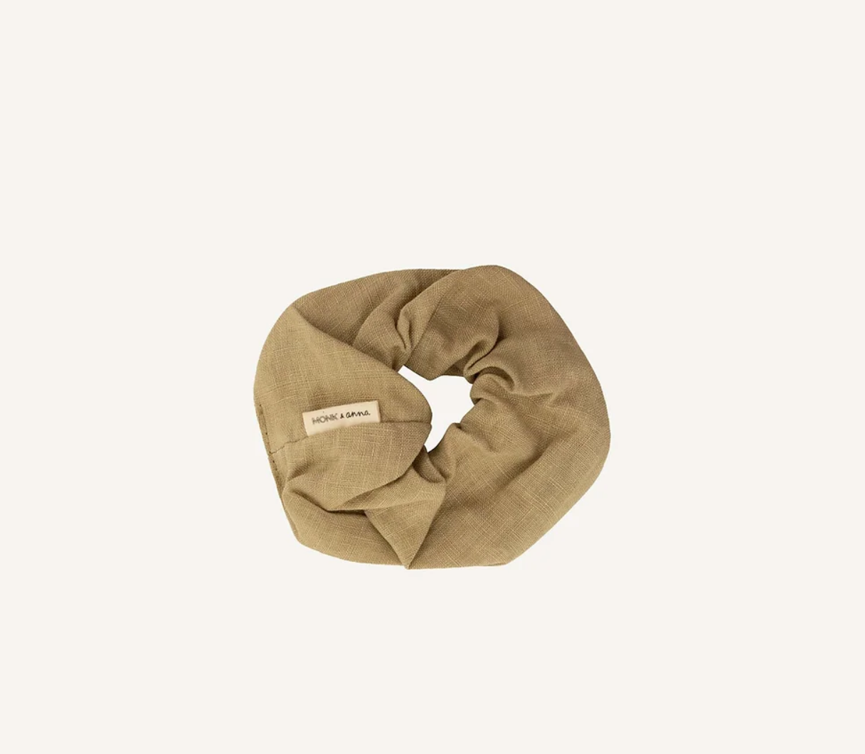 Scrunchie - Linnen Pistachio