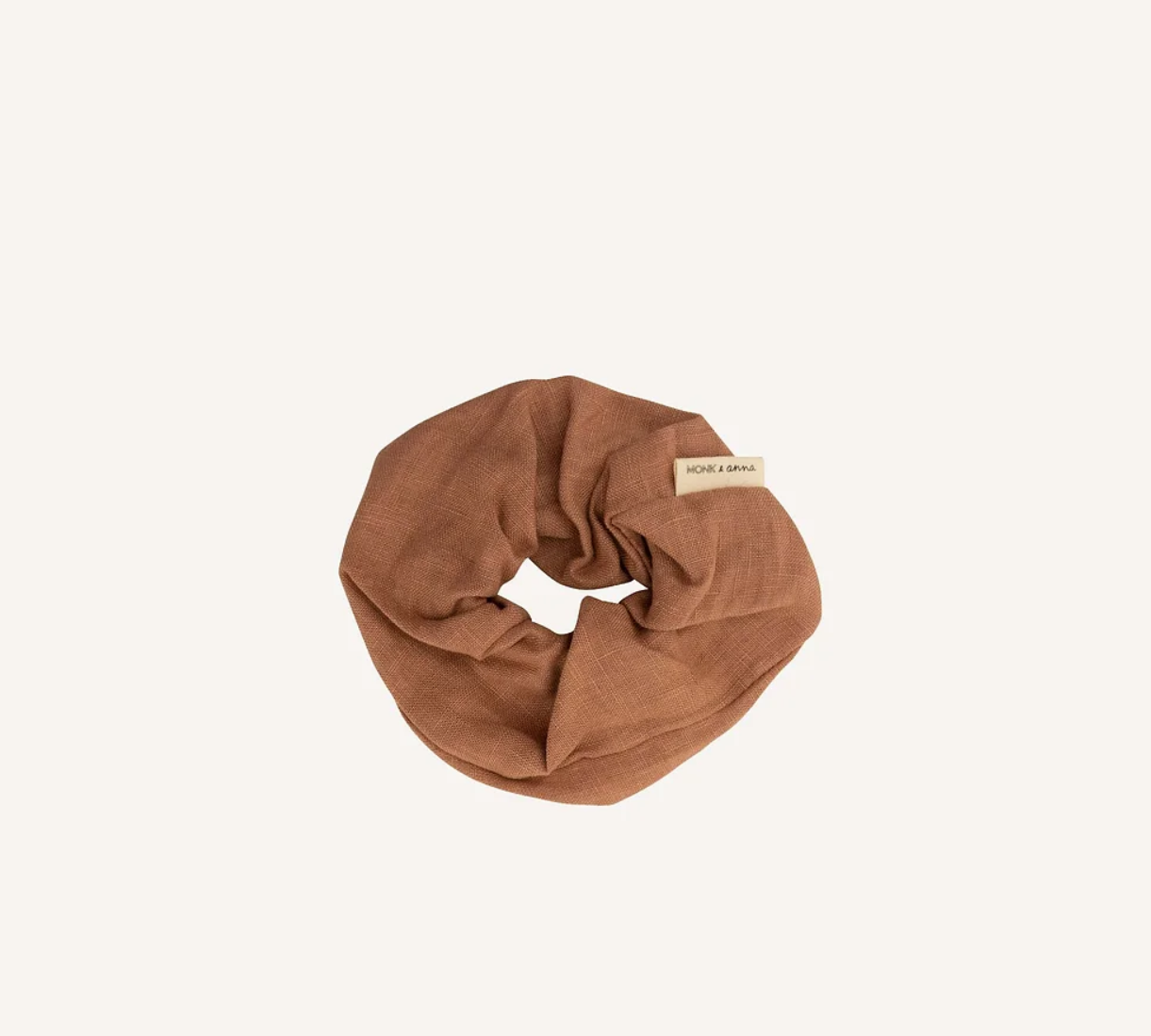 Scrunchie - Linnen Nougat
