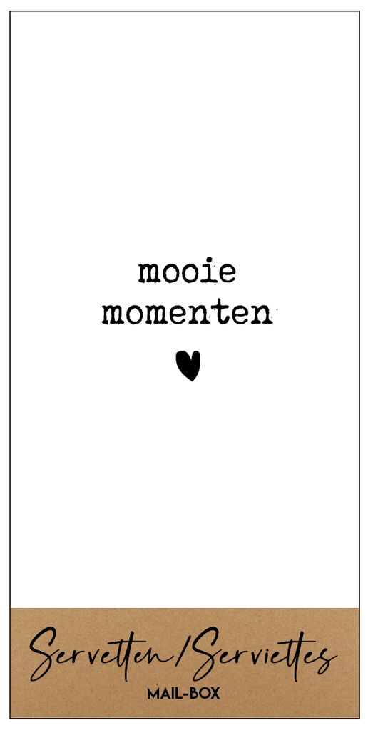 Servetten groot - Mooie momenten
