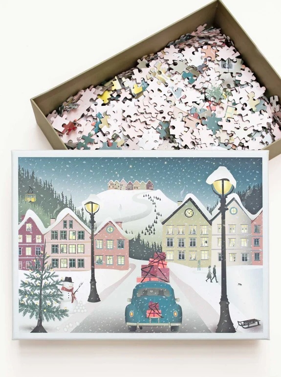 Puzzel 1000 stuks - Let it snow - Afbeelding 3