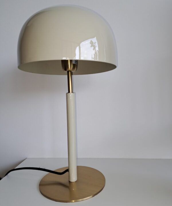 Tafellamp - metaal/ beige