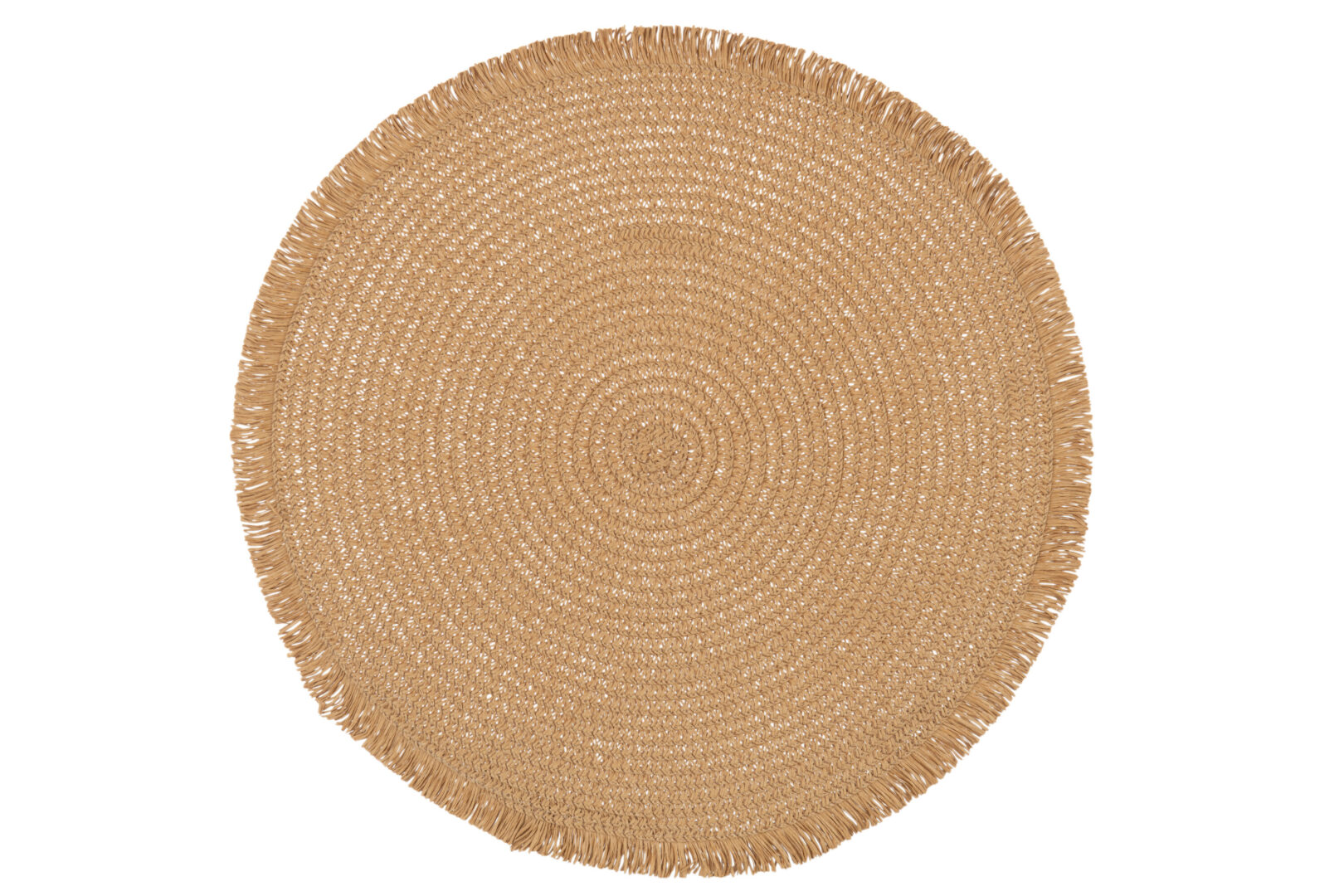 Placemat - Rond lichtbruin