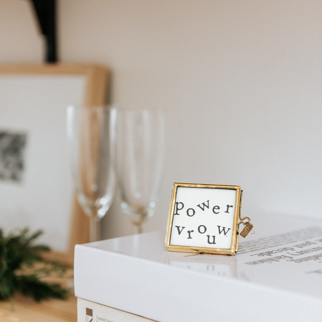 Staand lijstje - Power vrouw